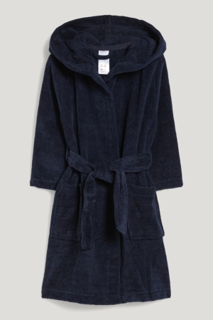 C&A Bathrobe With Hood Ondergoed Jongens Donkerblauw | 1086CDAFK