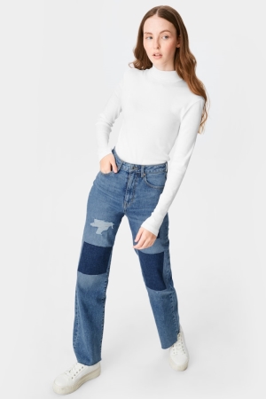 C&A Clockhouse Relaxed Jeans Dames Blauw | 0972JWKFL