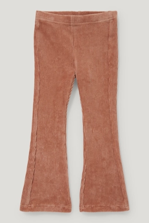 C&A Corduroy Leggings Broek Meisjes Havanna | 1498GCHWN