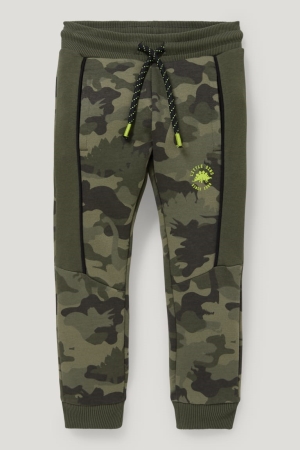 C&A Dinosaur Joggers Broek Jongens Khaki | 9826PRHZY