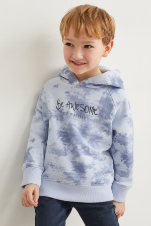 C&A Genderneutral Recycled Hoodie Meisjes Lichtblauw | 3654HTIQM