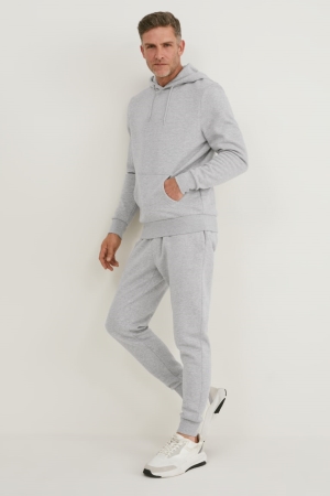 C&A Joggers Organic Katoenen Broek Heren Lichtgrijs | 5260JVFGC