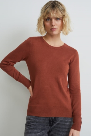 C&A Jumpers Dames Bruin | 3490KJTEM