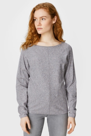 C&A Jumpers Dames Grijs | 4759TBGZN