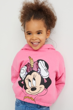 C&A Minnie Mouse Hoodie Meisjes Roze | 1237PWIRE