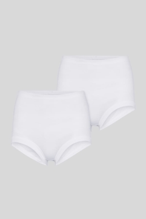 C&A Multipack Of 2 Briefs Organic Katoenen Ondergoed Dames Wit | 3216DBHLM