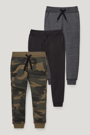 C&A Multipack Of 3 Joggers Broek Jongens Camouflage | 1385MHSRT