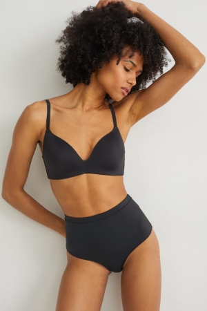 C&A Non-wired Bra Gewatteerd Ondergoed Dames Zwart | 7460PIXQF