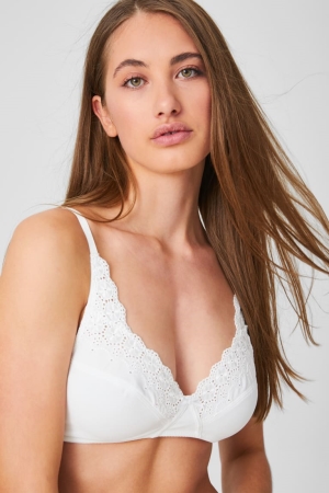 C&A Non-wired Bra Ondergoed Dames Wit | 3159MOLXB