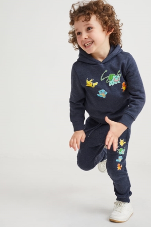 C&A Pokémon Joggers Broek Jongens Donkerblauw | 2861YRMTQ