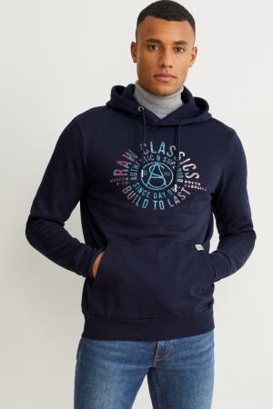 C&A Sweatshirts Heren Donkerblauw | 3148KATVX