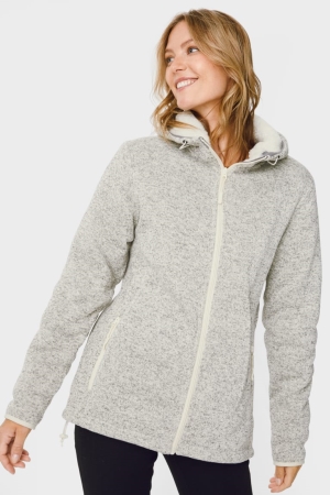 C&A With Hood Gevoerde Jassen Dames Wit | 7096ZFHYL