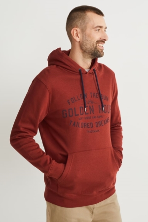 C&A With Recycled Polyester Sweatshirts Heren Rood | 8096CWEGY