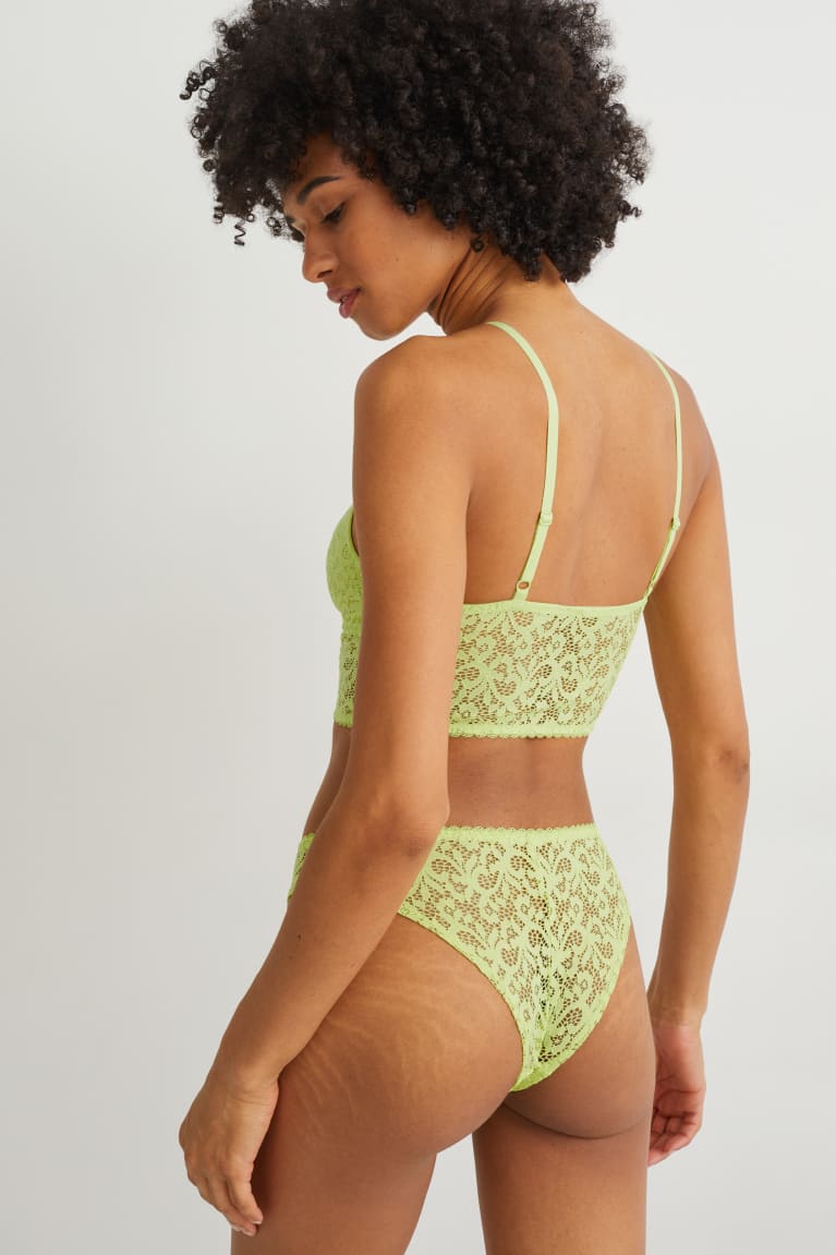 C&A Bralette Ondergoed Dames Lichtgroen | 7130TNFIJ