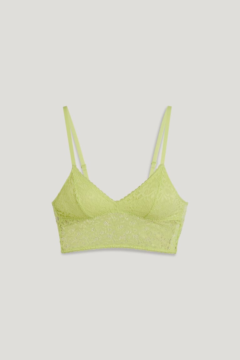 C&A Bralette Ondergoed Dames Lichtgroen | 7130TNFIJ