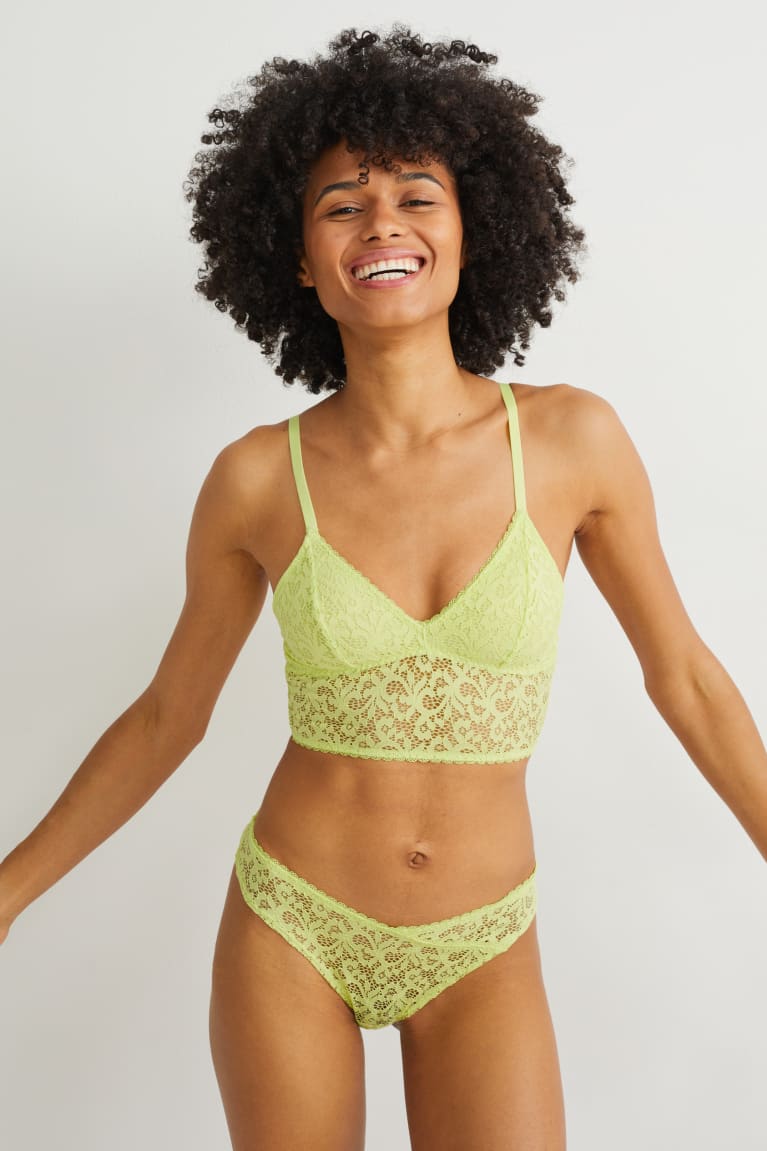 C&A Bralette Ondergoed Dames Lichtgroen | 7130TNFIJ