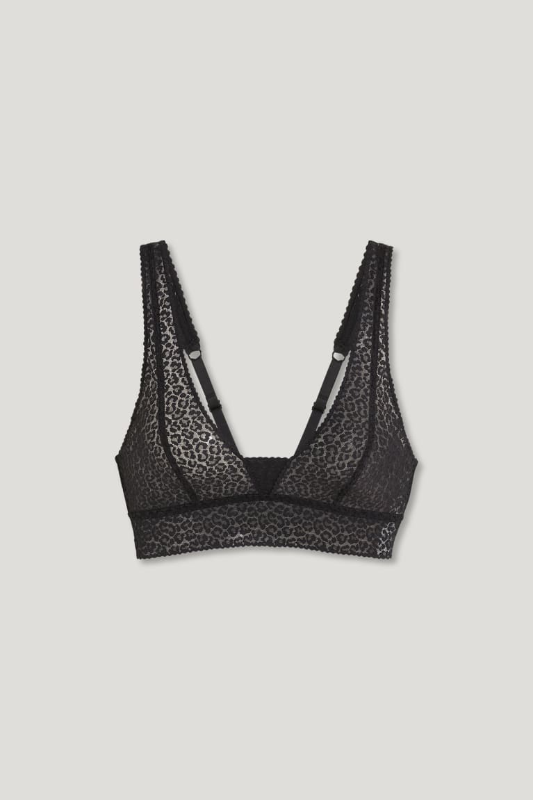 C&A Bralette Ondergoed Dames Zwart | 3248HBDTV