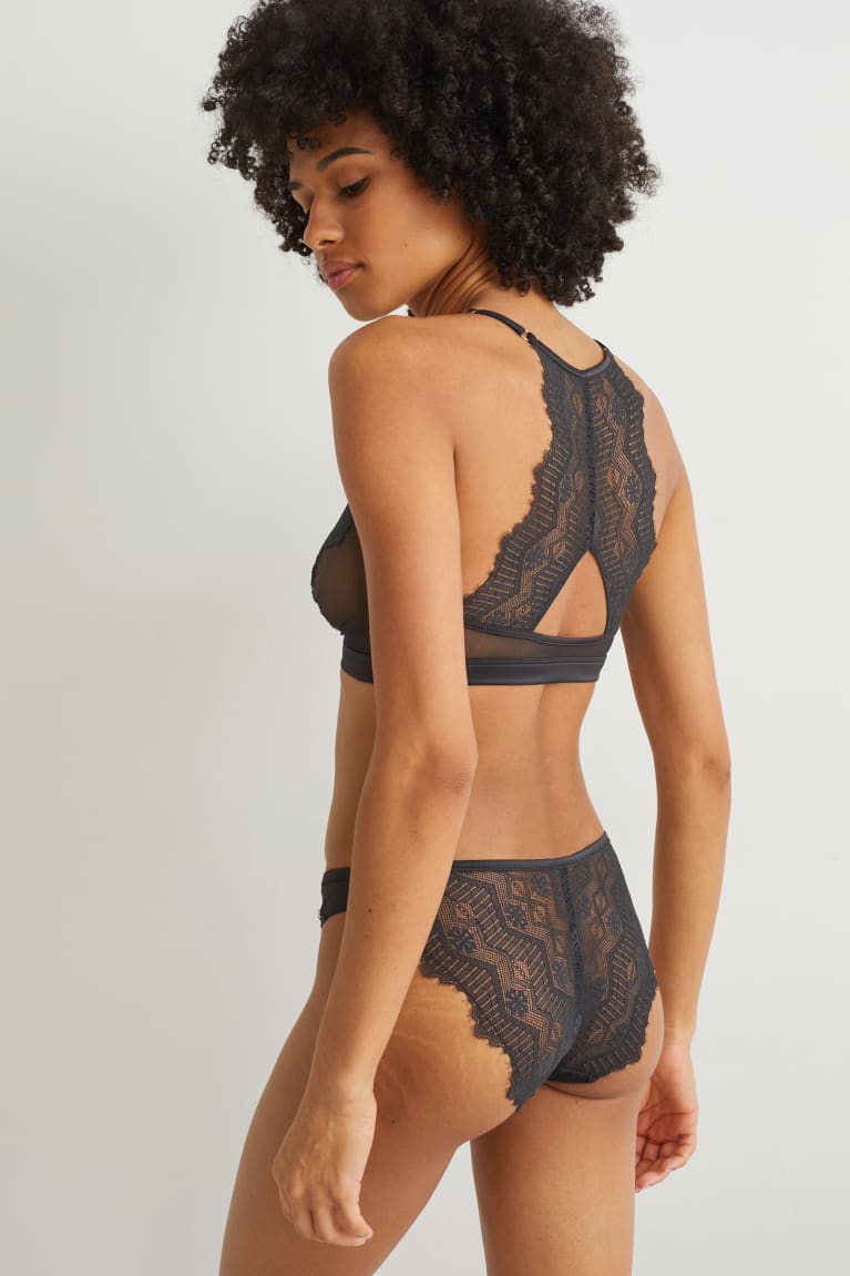 C&A Bralette Ondergoed Dames Zwart | 3570VUKBM