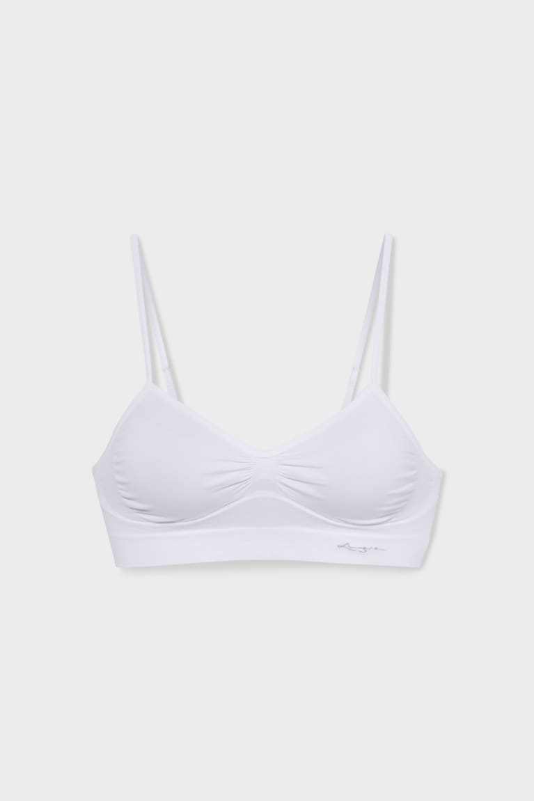 C&A Bralette Seamless Ondergoed Dames Wit | 2967ZEBYR