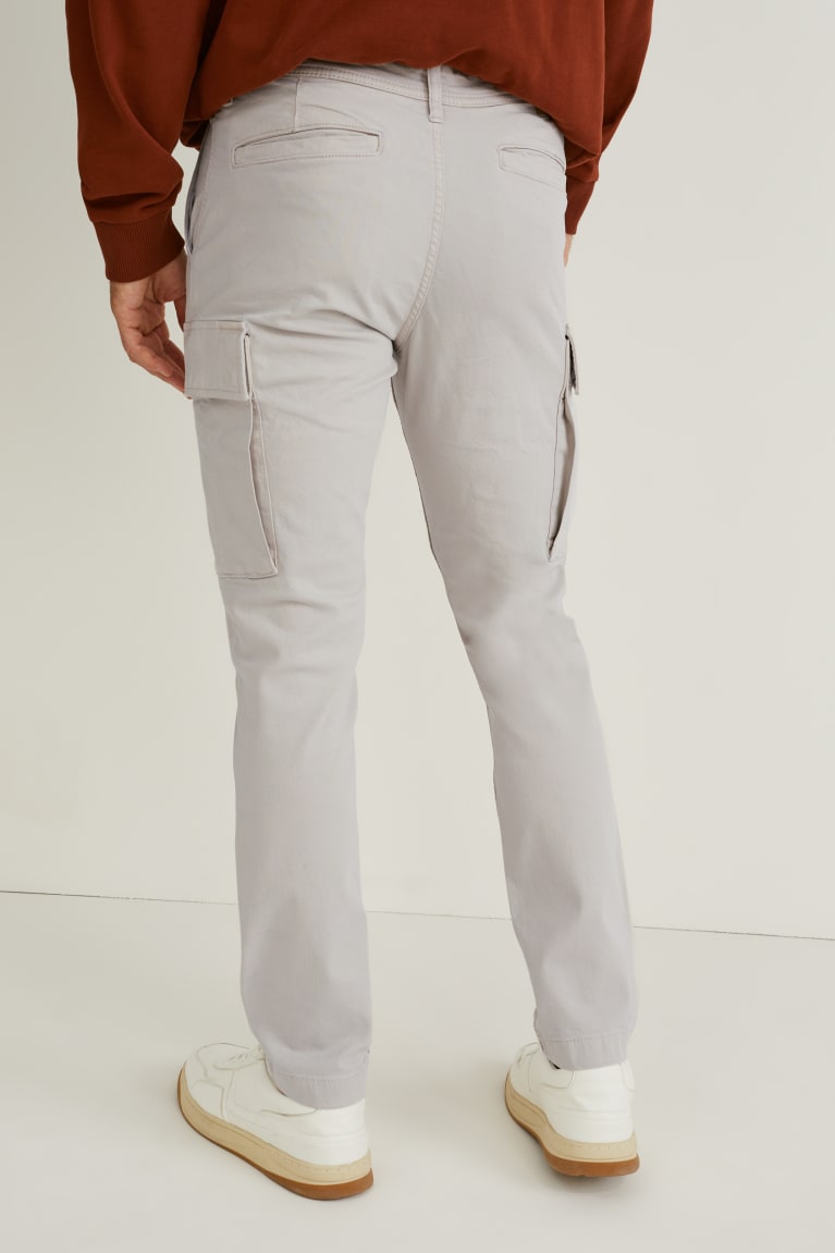 C&A Cargo Tapered Fit Cradle To Cradle Certified® Gold Broek Heren Beige | 9076LWVME