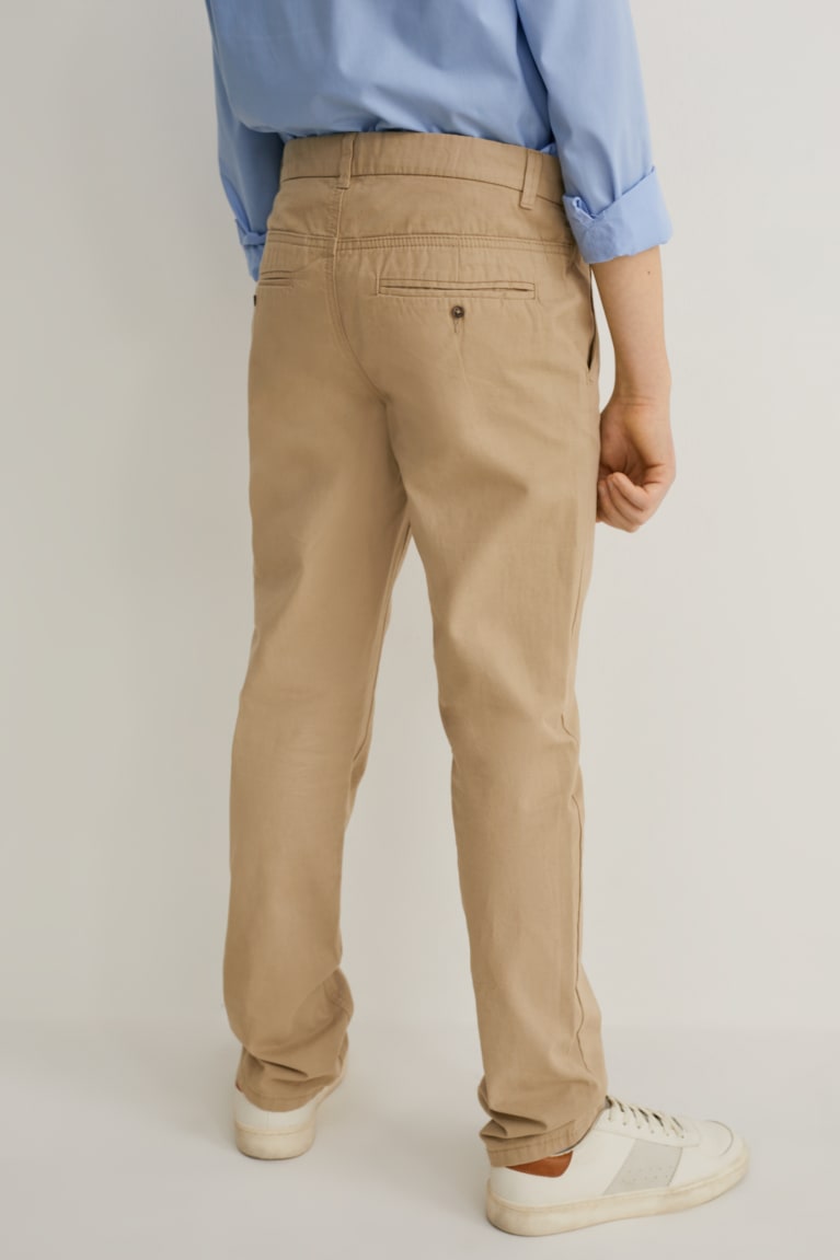 C&A Chinos Regular Fit Broek Jongens Beige | 9480JRMUX