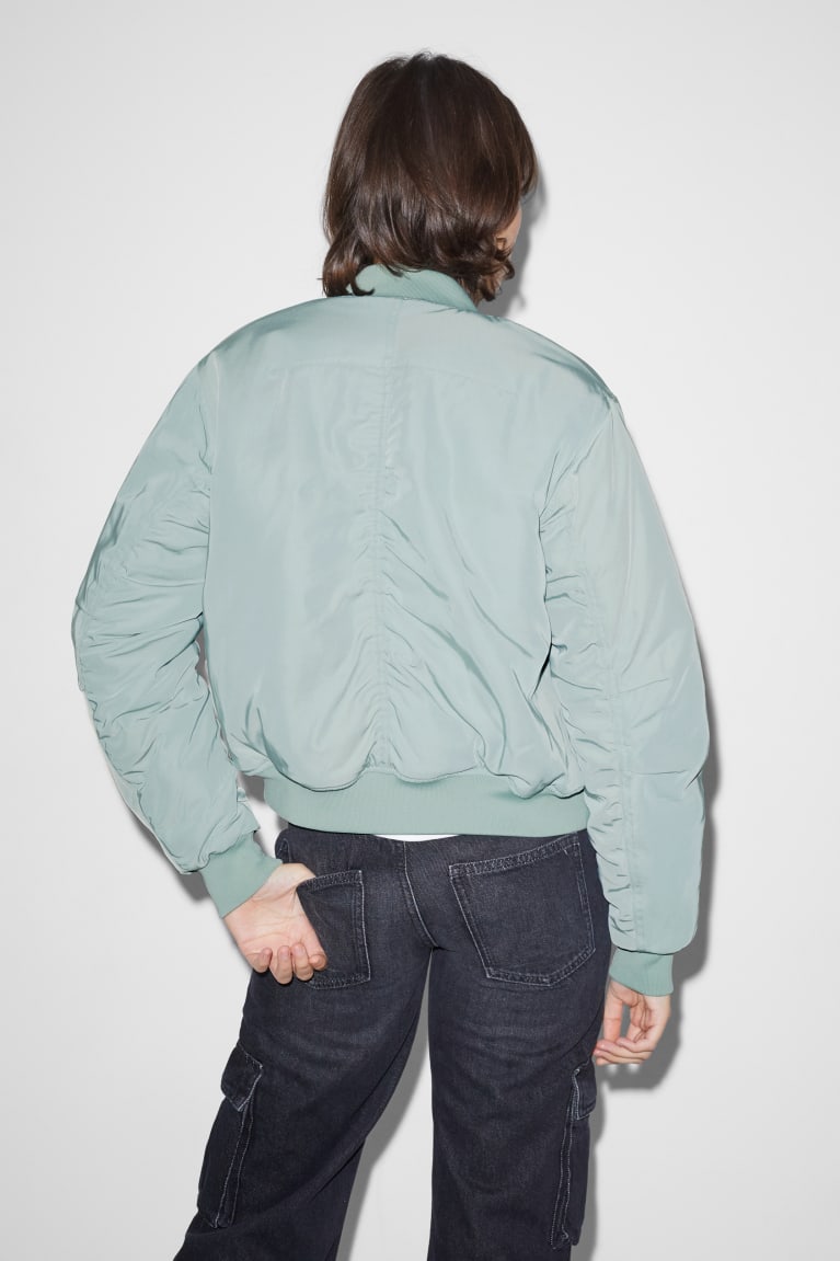 C&A Clockhouse Bomber Jassen Dames Mintgroen Groen | 8347UTKEC