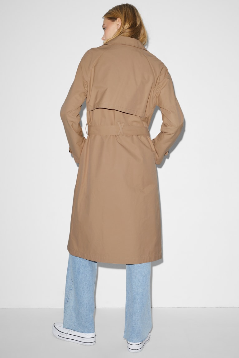 C&A Clockhouse Trench Jassen Dames Beige | 9758IKLOP