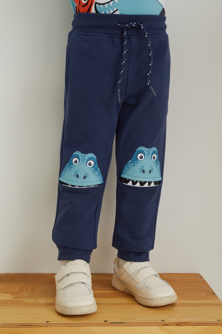 C&A Dinosaur Joggers Broek Jongens Donkerblauw | 5024SMPFN