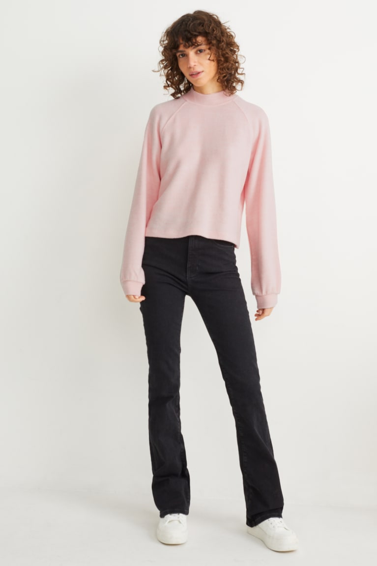 C&A Fleece Lenzing™ Ecovero™ Jumpers Dames Roze | 5198YJESV