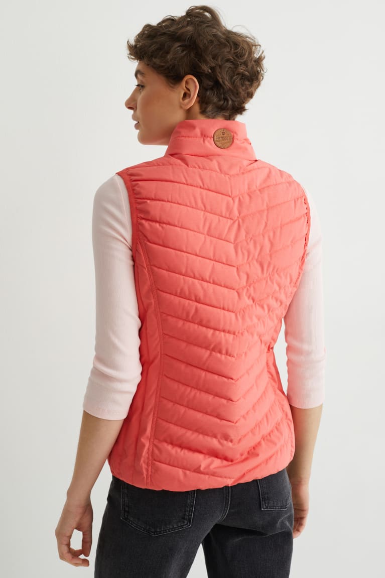 C&A Gewatteerd Gilet Jassen Dames Roze | 9458PSYON