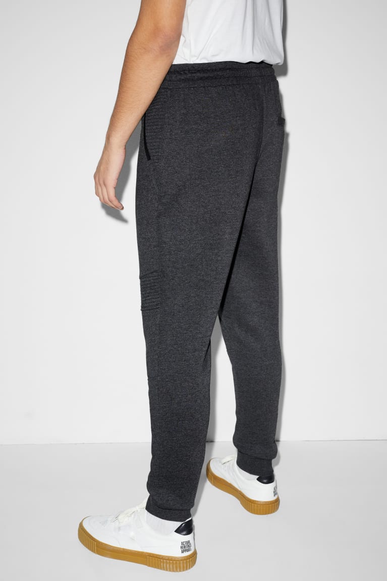 C&A Joggers Broek Heren Donkergrijs | 6728UGNZM