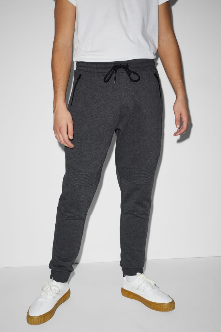 C&A Joggers Broek Heren Donkergrijs | 6728UGNZM