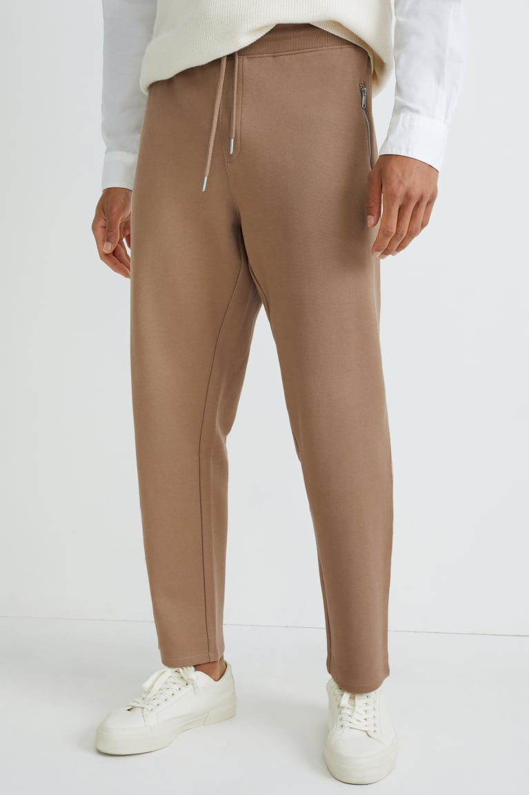 C&A Joggers Broek Heren Lichtbruin | 1657DQAUW