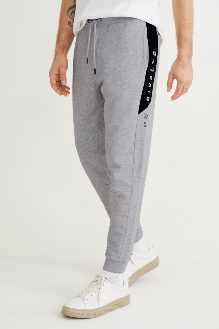 C&A Joggers Broek Heren Lichtgrijs | 3021ATZQW