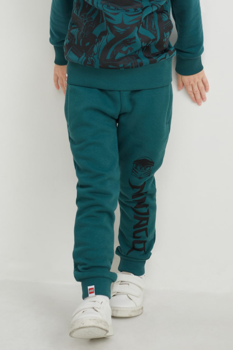 C&A Lego Ninjago Joggers Broek Jongens Donkerturquoise | 5173ETOLG