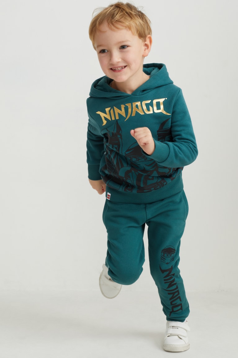 C&A Lego Ninjago Joggers Broek Jongens Donkerturquoise | 5173ETOLG