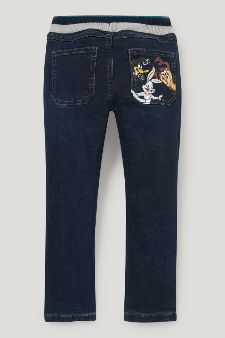 C&A Looney Tunes Regular Thermal Broek Jongens Blauw Donkerblauw | 1095KLTYD