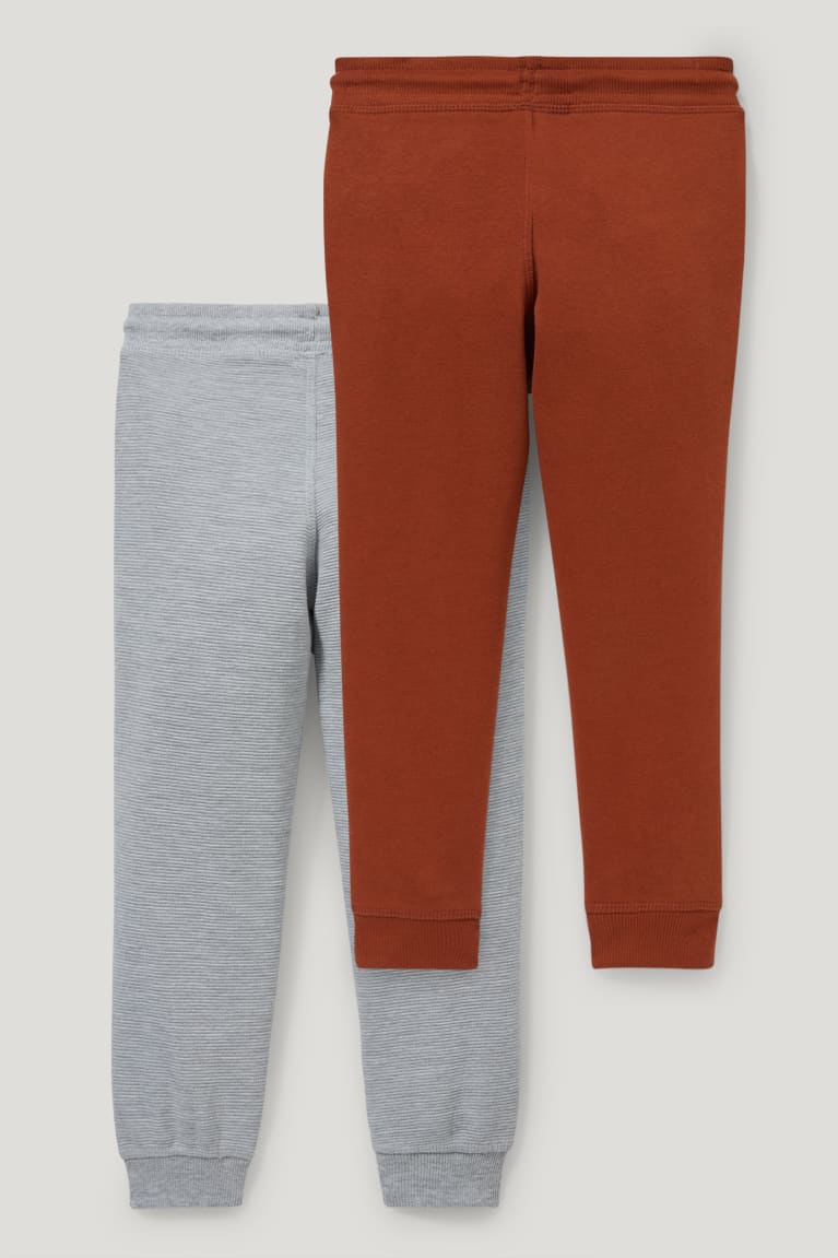 C&A Multipack Of 2 Joggers Broek Jongens Lichtgrijs | 6273OCQRX