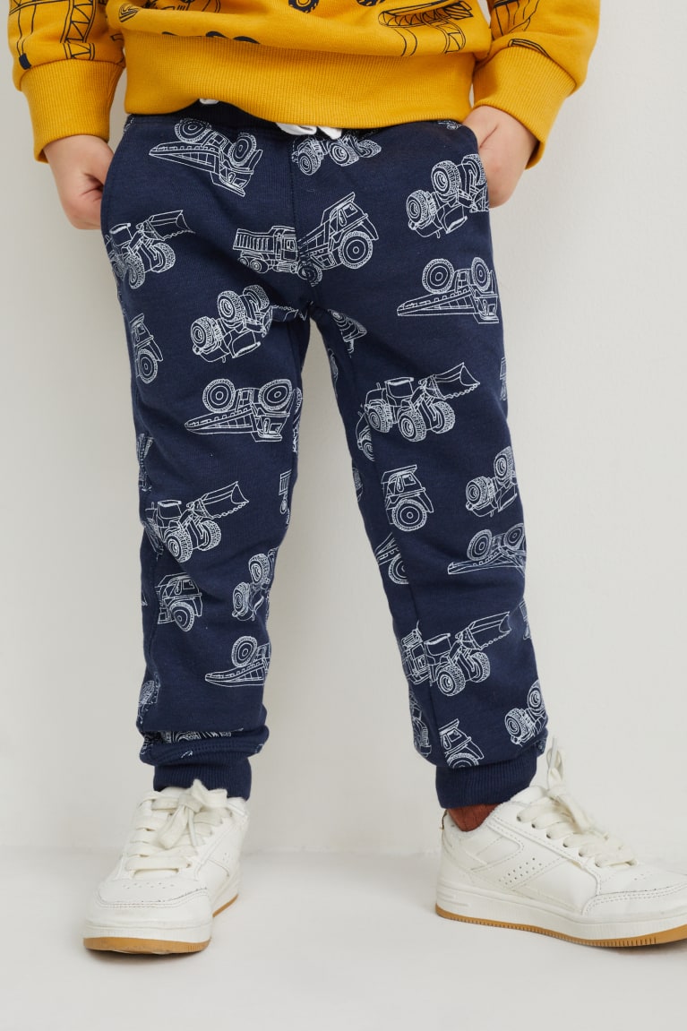 C&A Multipack Of 3 Joggers Broek Jongens Donkerblauw | 1507MPTUL