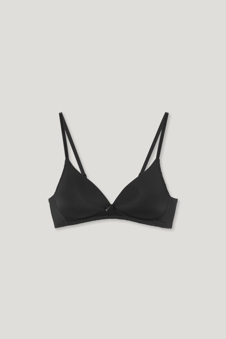 C&A Non-wired Bra Gewatteerd Ondergoed Dames Zwart | 8207QWJGA