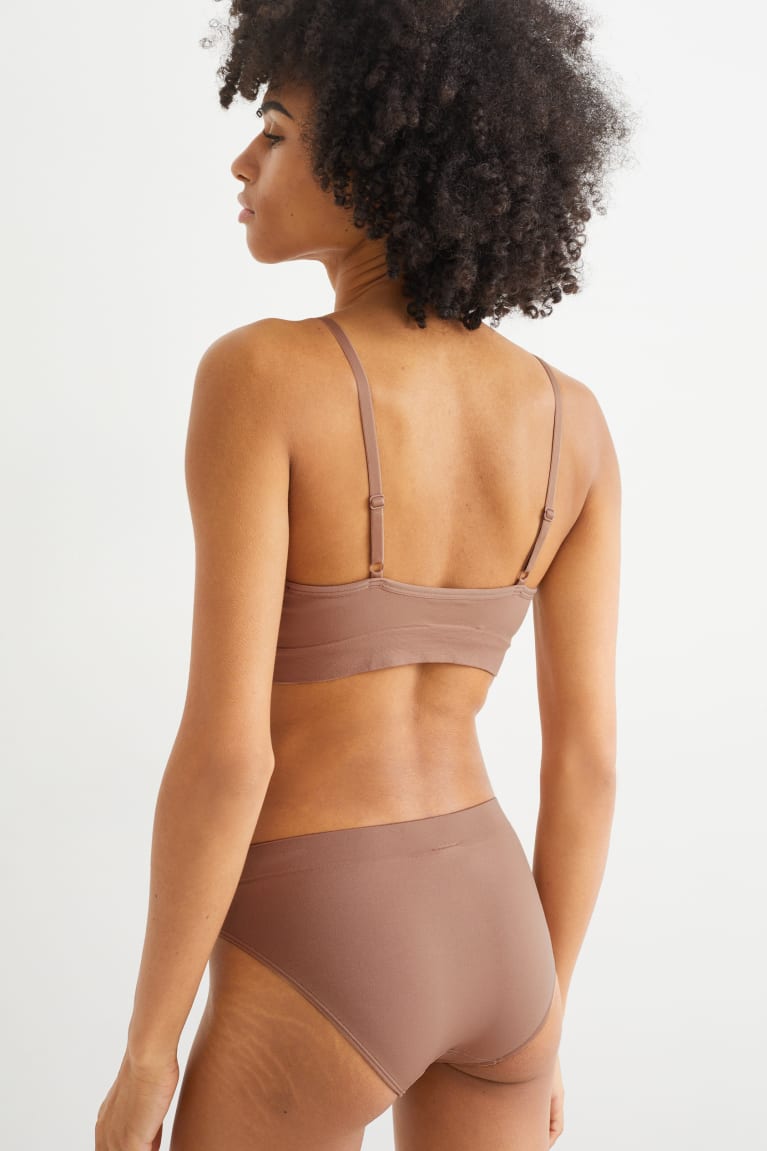 C&A Non-wired Bra Gewatteerd Seamless Ondergoed Dames Bruin | 3641VINTE