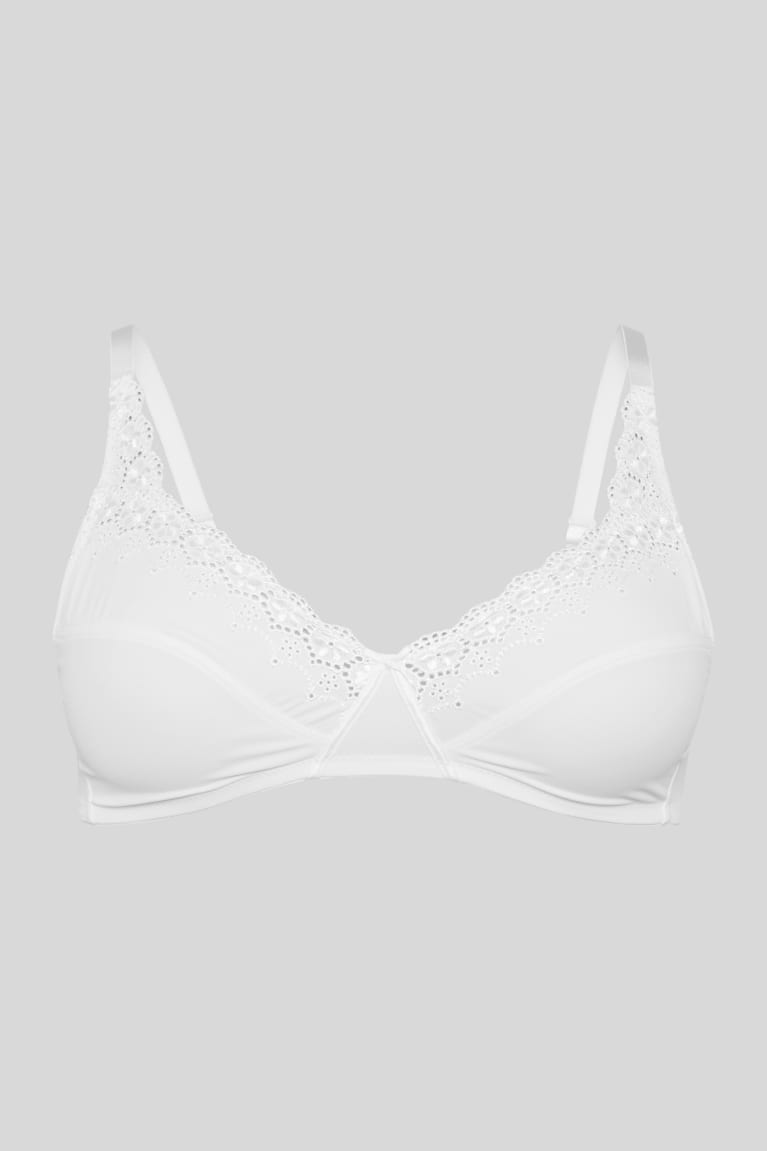 C&A Non-wired Bra Ondergoed Dames Wit | 3159MOLXB