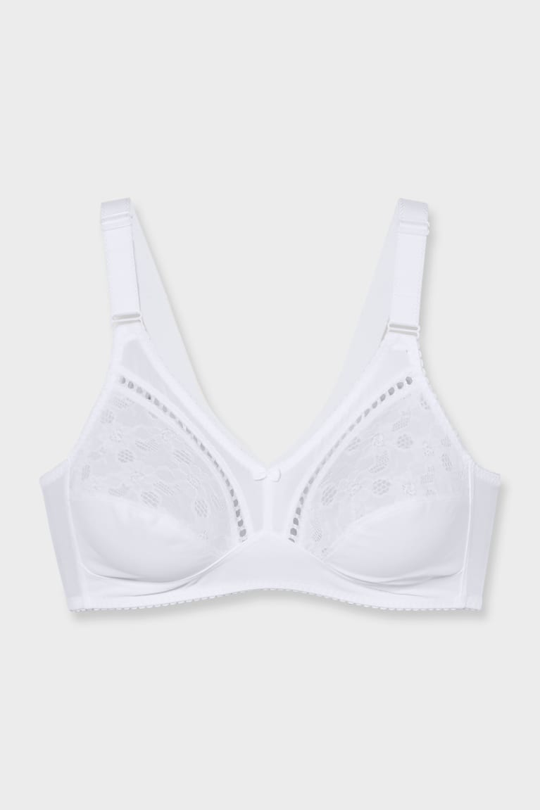 C&A Non-wired Minimiser Bra Ondergoed Dames Wit | 7813VYPWU