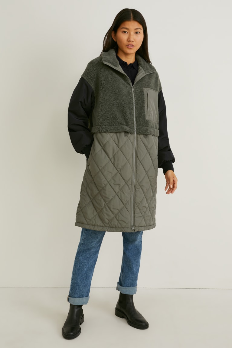 C&A Parka Recycled Jassen Dames Donkergroen | 1823ZCQFD