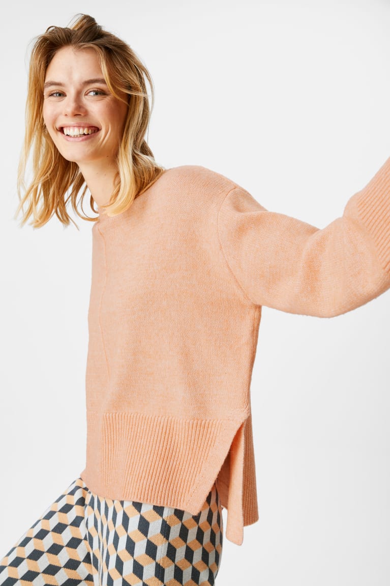 C&A Recycled Jumpers Dames Abrikoos | 8047AYCTI