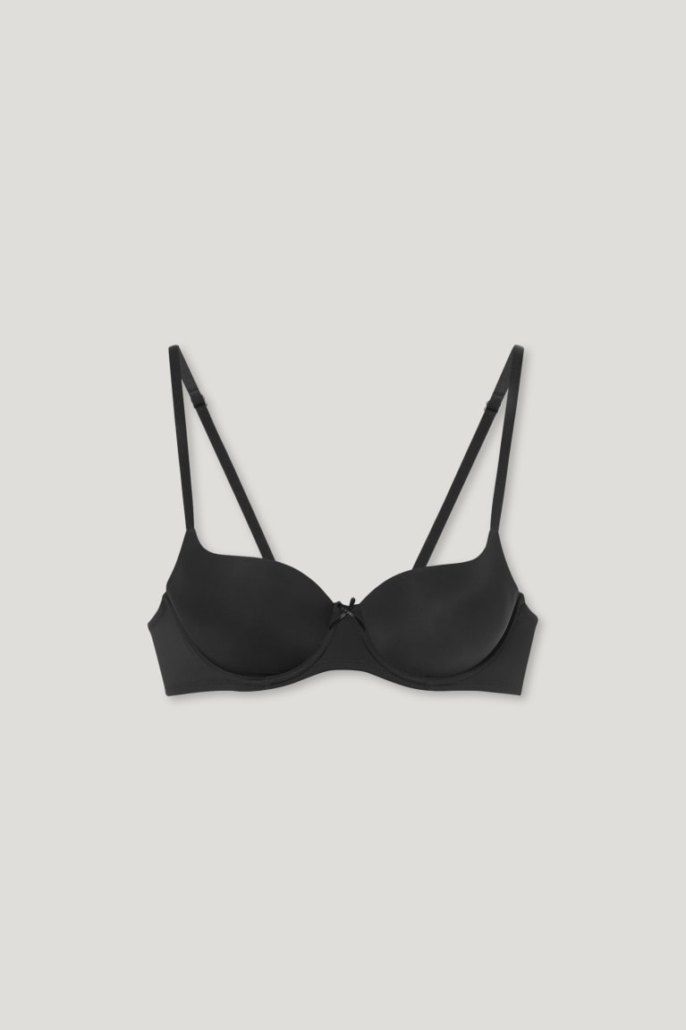 C&A Underwire Bra Full Coverage Gewatteerd Ondergoed Dames Zwart | 2408FHMLQ