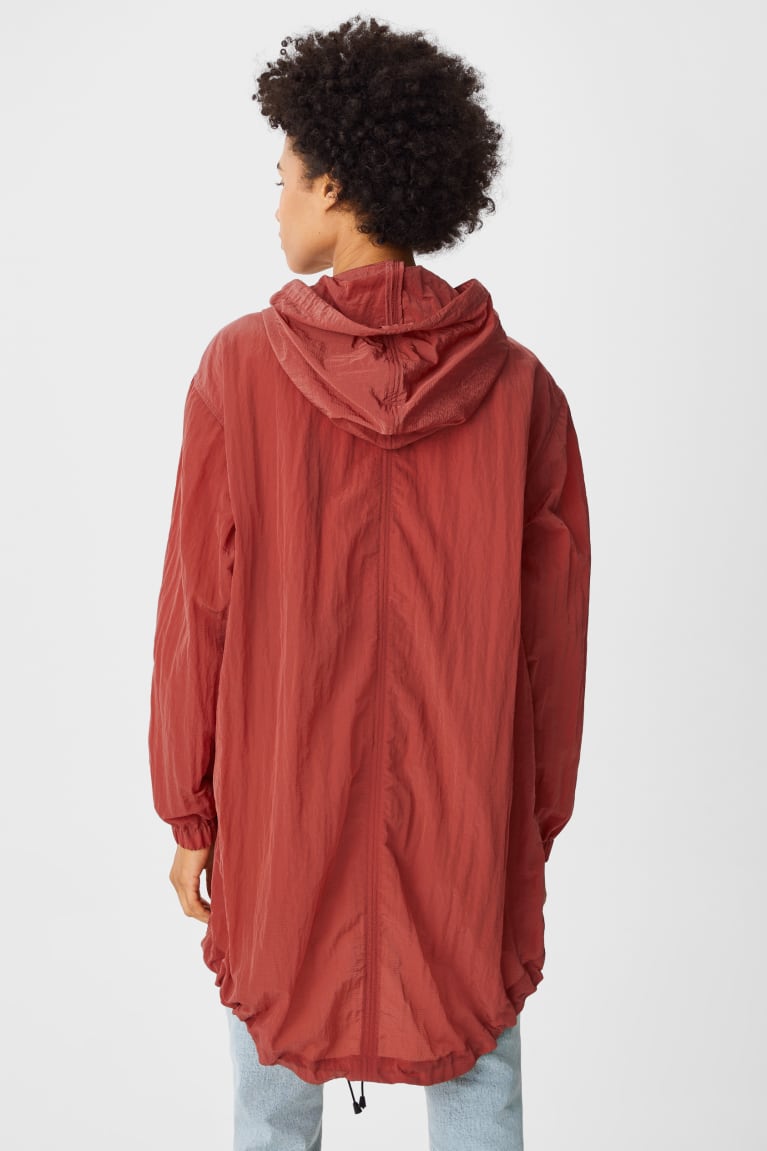 C&A With Hood Jassen Dames Rood | 3089BONSV