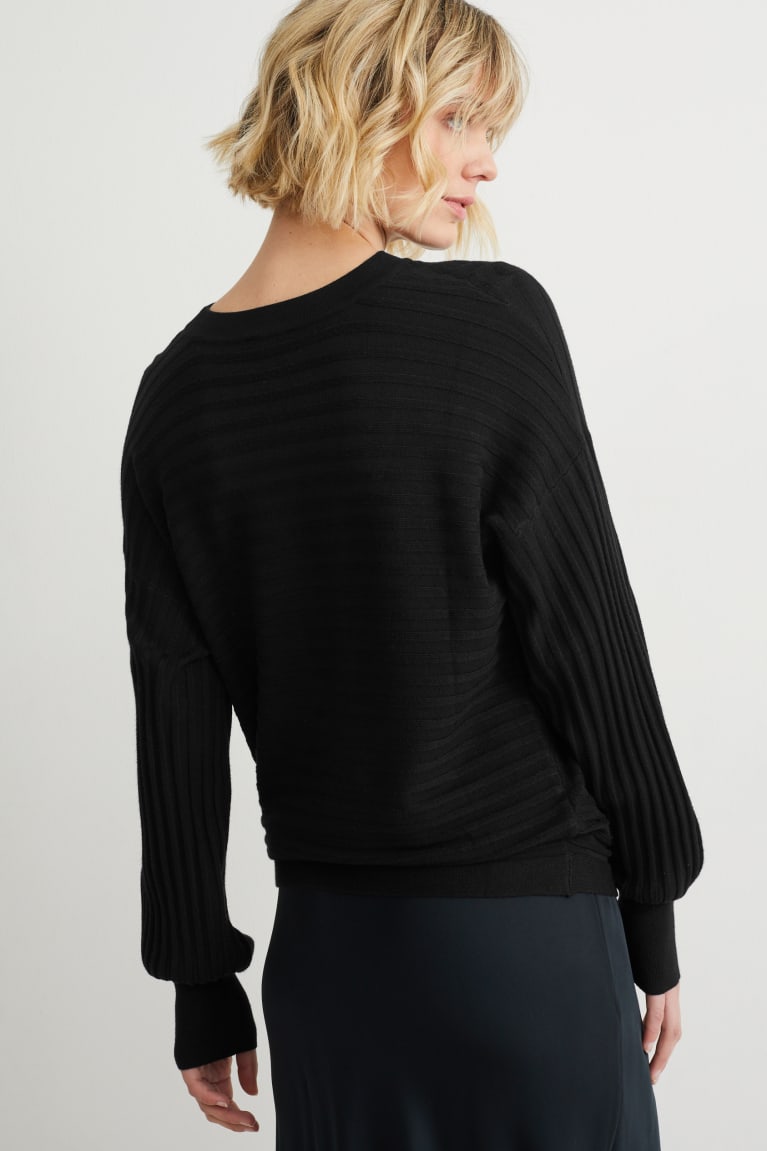 C&A With Lenzing™ Ecovero™ Jumpers Dames Zwart | 5203KHABN